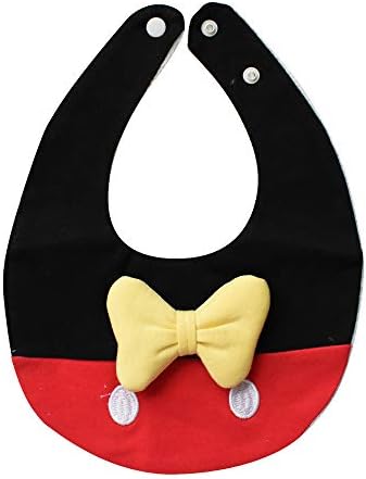 U型ベビースタイ よだれかけ ビブ スタイ 前掛け 出産祝い 新生児 出産準備 男の子 女の子 綿100 お肌に優しい裏面パイル地スタイ イエローリボン