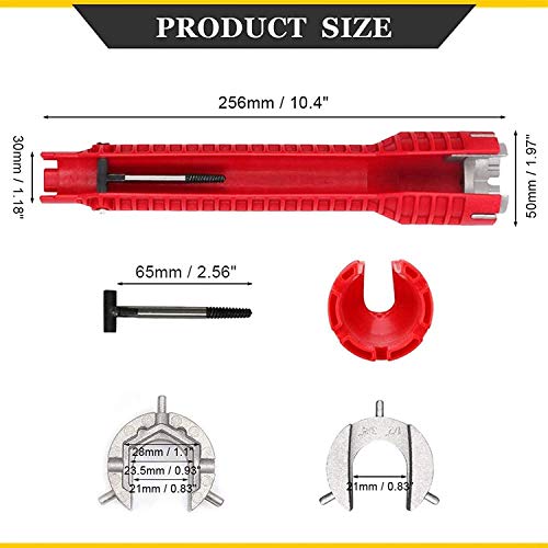 Faucet Wrench, Sink Wrench, 8 in 1 Faucet and Sink Installer Multi Tool