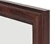 Frametory, Photo Frame comes with Ivory Mat for Pictures - Curved Bevel Design - Sawtooth Hanger, Swivel Tabs - Wall Display - Real Glass (Walnut, 11x14 Frame for 8x10 Pictures)