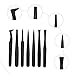 7pcs Precision Anti-static Tweezers, Marrywindix Plastic Tweezers for Electronics Jewelry-making Repairing