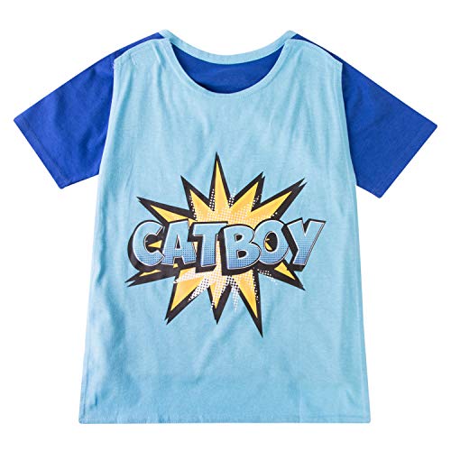 PJ Masks Short Sleeve TShirt 2 Pack of PJMASKS Catboy & Gekko Short