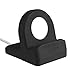 TomRich T90 Apple Watch Stand for Apple Watch Charger with Night Stand Mode for Apple Watch Series 4/ Series 3 / Series 2 / Series 1 / 44mm/42mm /40mm/ 38mm - Black
