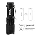 Mini Cree Q5 LED Handheld Flashlight,Super Bright 3 Modes Handheld 300 Lumen Torch Adjustable Focus Zoom Light Lamp,Best Tools for Camping,Hiking,Hunting,Backpacking,Fishing and BBQ,Pack of 4.