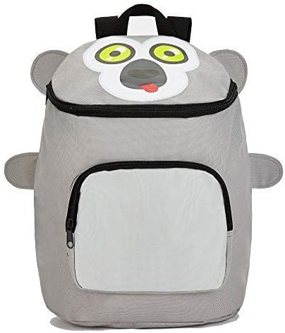 Zappi Co Childrens Boys Girls Animal School Nursery Backpack Bag - Lemur