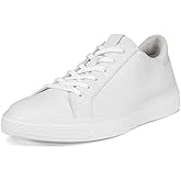 ECCO Men's Street Tray Sneaker, White, 9-9.5 M US