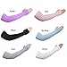 Uv Protection Hand Cover Arm Sleeves Sports Driving Golf Cooling Cool Cover Sun 1pair (Black)