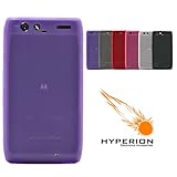 Hyperion Motorola DROID RAZR MAXX 4G Matte Purple TPU Case (Retail Packaging)