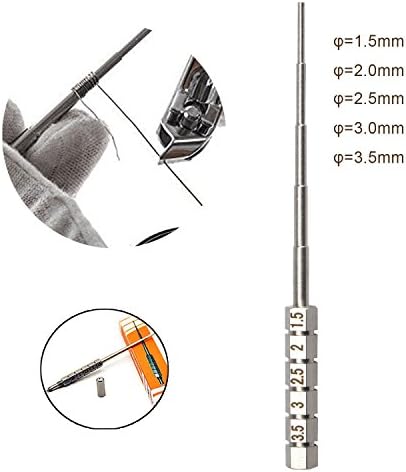 2 in 1 Screwdriver Micro Coil Jig Stainless Coil Winding Jig DIY 1.5mm 2mm 2.5mm 3mm 3.5mm Resistance Electric Wire Wrapping Tool