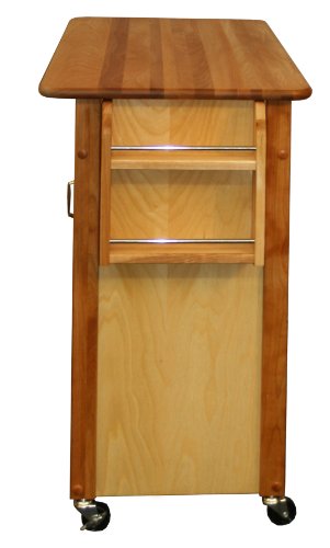 Catskill Craftsmen Butcher Block Island with Raised Panel Doors