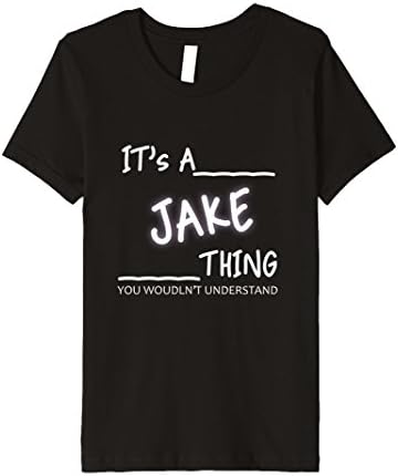 Kids It's A Jake Thing T-Shirt Slim Fit 12 Black
