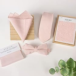 Spring Notion Men's Linen Blend Bow Tie