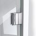 DreamLine Prism Lux 34 5/16 in. D x 34 5/16 in. W, Frameless Hinged Shower Enclosure, 3/8