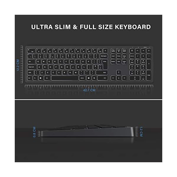 Wireless-Backlit-Keyboard-and-Mouse-Combo-Jelly-Comb-Illuminated-Rechargeable-USB-Keyboard-and-Mice-Qwerty-UK-Layout-for-PC-Laptop-Computer-with-Windows-System-24-G-Wireless-Space-Gray Wireless Backlit Keyboard and Mouse Combo, Jelly Comb Illuminated Rechargeable USB Keyboard and Mice Qwerty UK Layout…