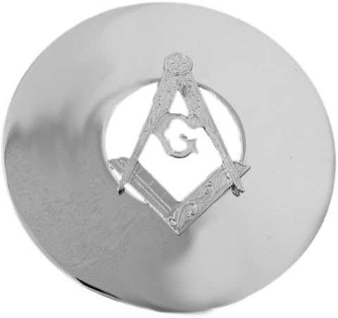 Glen Esk Scottish Masonic Chrome Kilt Plaid Brooch