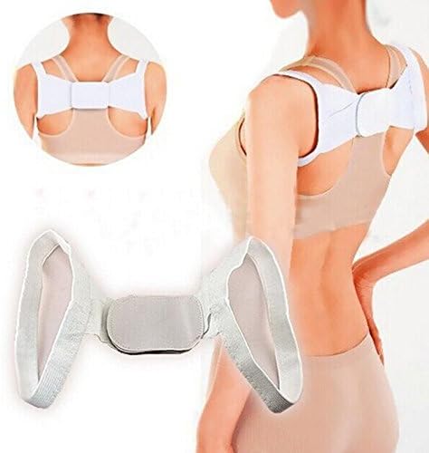 Healtheveryday®Adjustable Therapy Posture Corrector Beauty Body Back Support Shoulder Brace Band Belt Correction Beauty (XXL)