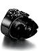 FIBO STEEL Stainless Steel Rings for Men Women Black Skull Head Rings,Size 12