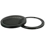 Parts Express Steel Mesh 2-Piece Grill for 6-1/2" Speaker Black