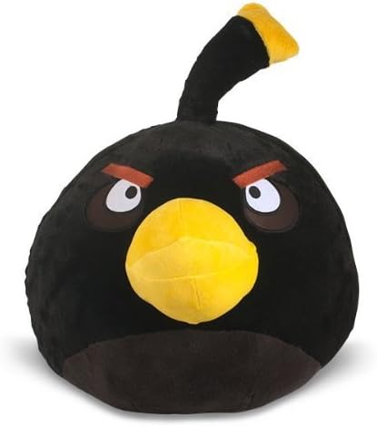 angry birds black bird plush