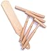 Crepe Spreader and Spatula Set (4-Piece Set) 12.5-inch Spatula/Turner and 3.5, 5, 7-inch Crêpe Rakes/Spreaders - Professional Wooden Crepe Making Tools for Your Crepe Pan or Crepe Maker by Pancrêpe