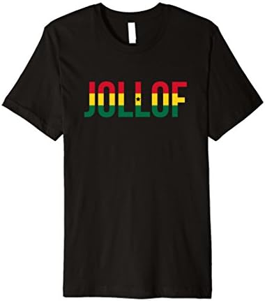 Mens Ghana Jollof T-Shirt Large Black