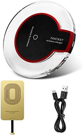 Hengxin qi iphone wireless charger charging kit with receiver for iphone X 8 se 6 6s 5 7 7 plus