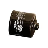 K&N Motorcycle Oil Filter: High Performance Chrome Oil Filter with 17mm nut designed to be used with synthetic or conventional oils fits Honda, Kawasaki, Polaris, Yamaha Motorcycles KN-204C