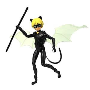 Miraculous-P50403-12cm-Small-Doll-Cat-Noir Miraculous P50403 12cm Small Doll Cat Noir