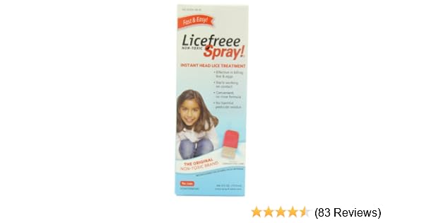 Amazon Com Licefreee Spray Instant Head Lice Treatment 6 Oz 3