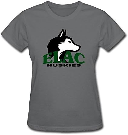 ZHENGAIMEI Womens Elac Logo Latest Organic Cotton Teeshirt XL DeepHeather
