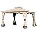 Garden Winds Replacement Canopy Top Cover for Monterey Gazebo - Riplock 350 - Beige