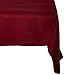 LinenTablecloth 90 x 156-Inch Rectangular Polyester Tablecloth Burgundy