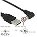 SN-RIGGOR 3-Pack 3.3ft USB to 5.5 mm 2.1 mm 5 Volt DC Barrel Jack Power Cable USB to 5.5mm x 2.1mm Barrel Power Adapter dc to USB Converter USB to dc Power Cable USB to dc 2.1mm