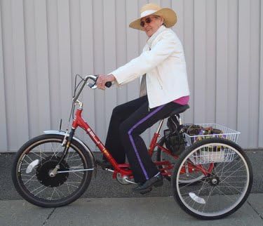 Shopper Adult Pedal Trike w/ 36V Electric Hub Motor