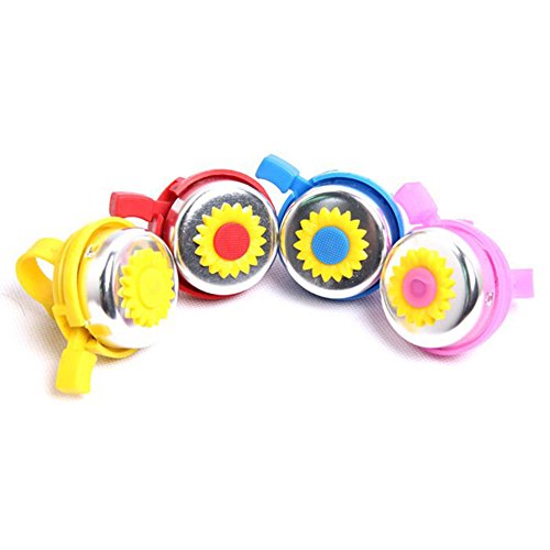 Solvang Kids Sunflower Bike Bicycle Bells Children Bike Horn Accessory (Yellow)