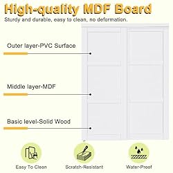 Bypass Solid Core Sliding Closet Door