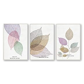 Framed Canvas Wall Art for Living Room, Bedroom Beautiful Plants Cactus Canvas Prints for Home Decoration Ready to Hanging - 16"x24"x3 Panels