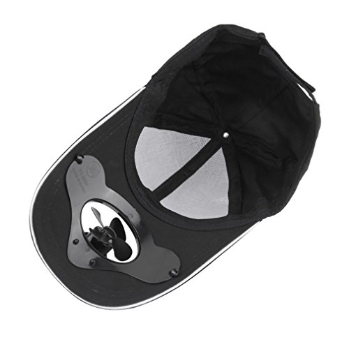 KingBra Summer Sport Outdoor Hat Cap with Solar Sun Power Cool Fan for Cycling - Thumbnail 3