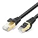 Cables Direct Online 30FT S/FTP Cat7 Copper Network Ethernet Patch Cable, Internet Wire, Compatible with PC, Laptop, Modem, Router, TVs, Printer Cord, Consoles for Home and Office (30ft, Black)