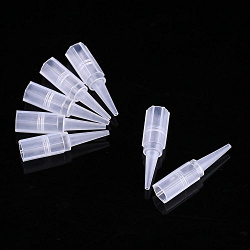 Antilog Tattoo Needle Caps, Tattoo Accessories,100Pcs/Set Tattoo Tube Nozzle Disposable Tips Cap Machine Supply 1R 3R 5R (1R)