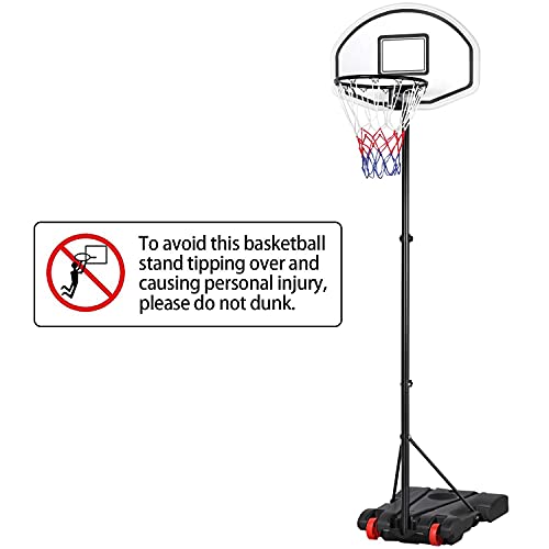 Yaheetech Basketball Hoops & Goals HeightAdjustable Basketball Hoop