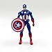6pcs Sets Superhero Avengers Iron Man Hulk Captain America Superman Batman Action Figures Gift Collection of Children's Toys