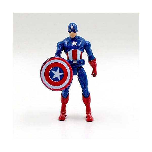 6pcs Superhero Avengers Iron Man Hulk Captain America Superman Batman Action Figures Gift Children's Toys