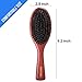 Boar Bristle Hair Brush by Sonvera, Boar Brush, Organic Mens Hair Brush, Boars Hair Brush for Men Women, Soft 100% Natural Bristle Hair Brushes, Round Bamboo (8)