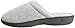 isotoner Women's Terry Secret Sole Clog Slippers, Heather Gray, Medium