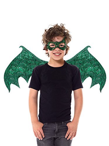 Little Adventures Reversible Dragon Mask and Wing Sets for Boys & Girls