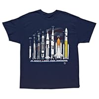 NASA Rocket T Shirt Science Engineering Space Program STEM Adult Tee, XL