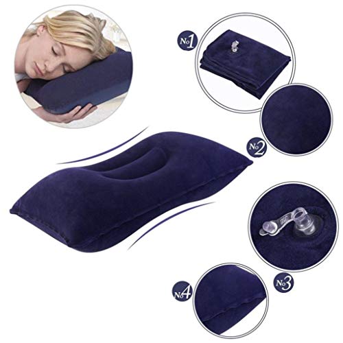 image for Sdoo-Outdoor Sdoo Portable Travel Inflatable Airplane Pillows Cushions