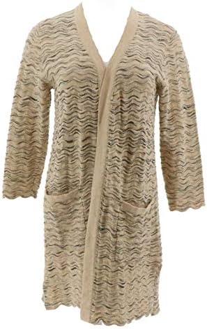 Front Scallop Stitch Cardigan A303171 