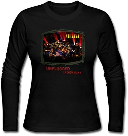 Arnold Aries Women MTV Unplugged in New York Live Album Nirvana Tshirt Long Sleeve