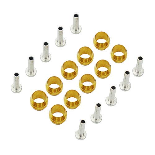 KENOO 10 PCS Bicycle Bike Brake Olive and Connecting Insert for SHIMANO BH90 Hydraulic Disc Brake Hose